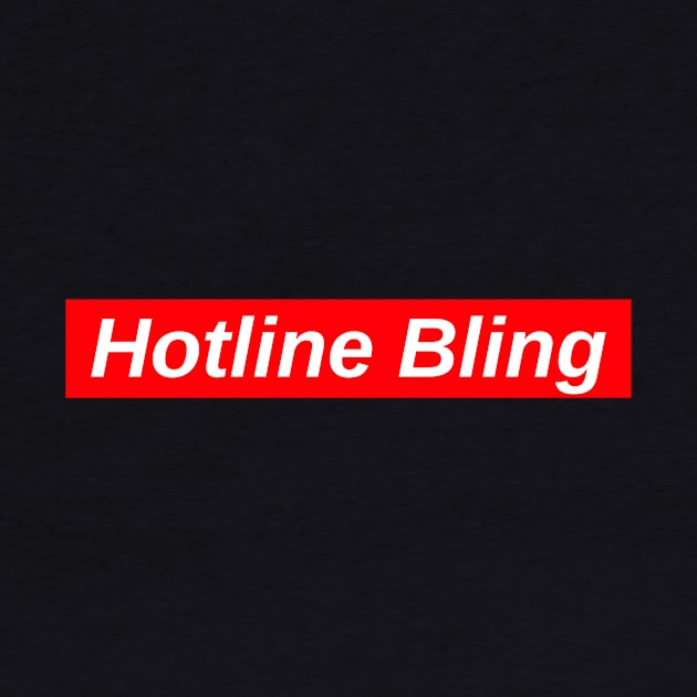 Hotline Bling // Red Box Logo by FlexxxApparel